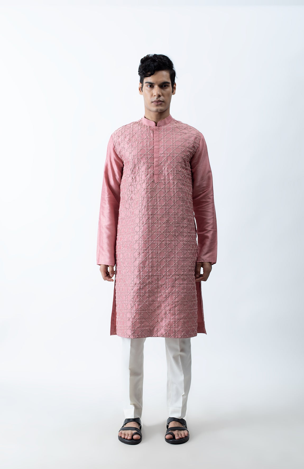 DARK PINK KURTA SET