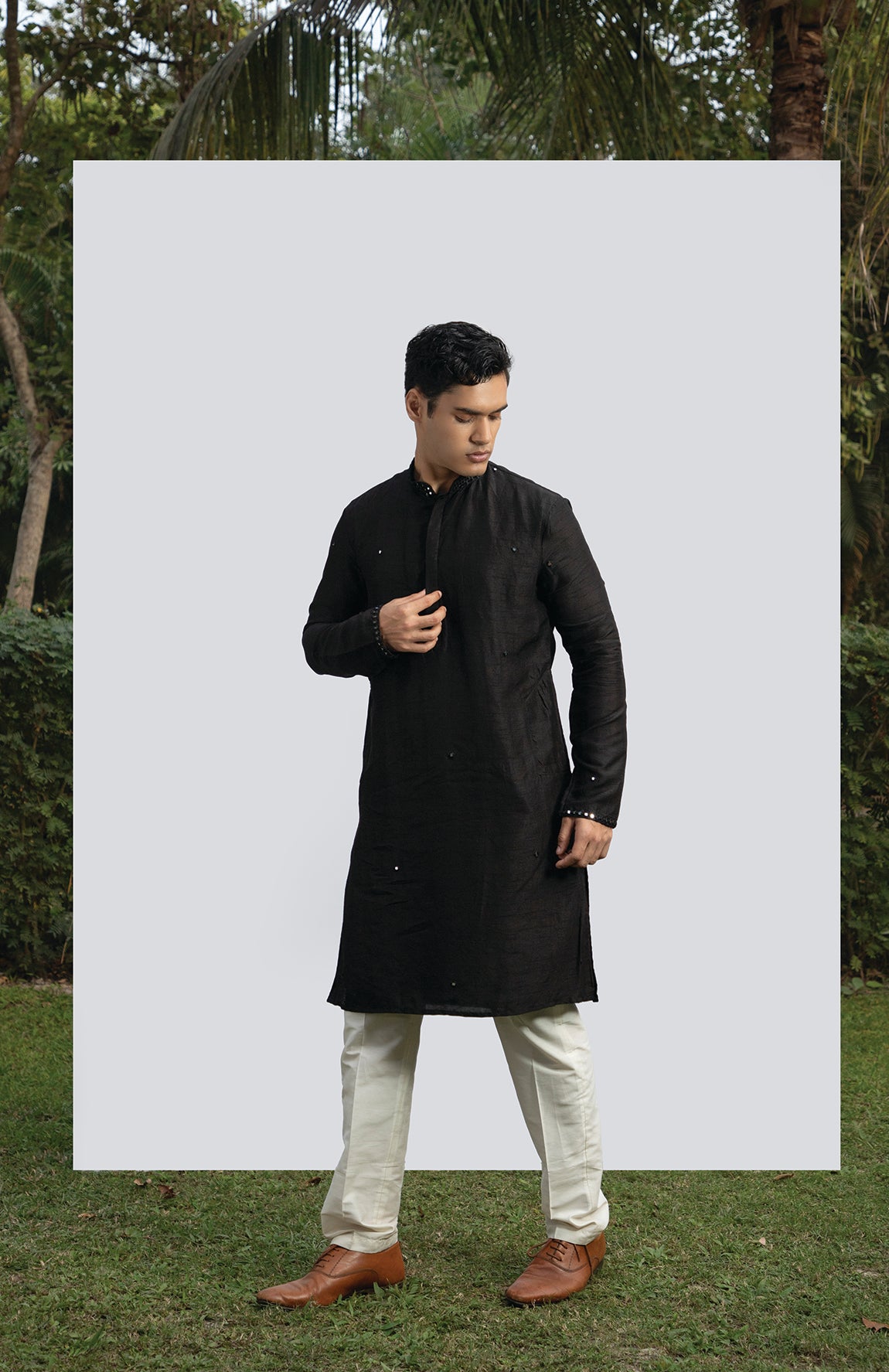 BLACK MIRROR KURTA SET