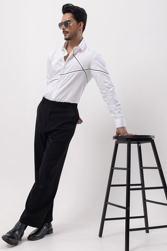 CROSS YOUR HEART - HAND EMBROIDERED DESIGNER SHIRT