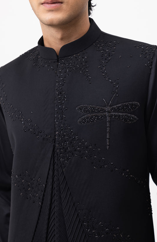 FIREFLY TRIO DESIGNER PINTUCK NEHRU JACKET/BUNDI