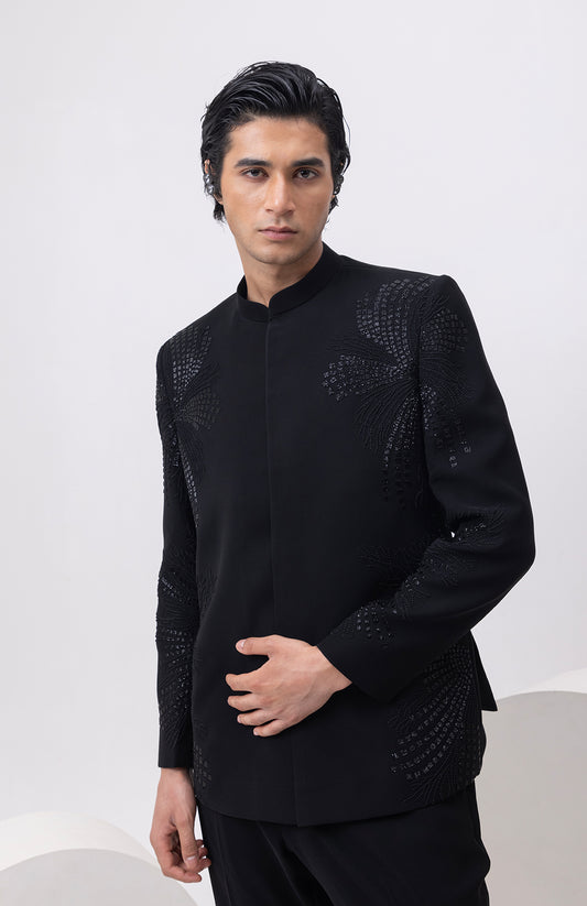 CORAL REEF BANDHGALA WITH TROUSERS