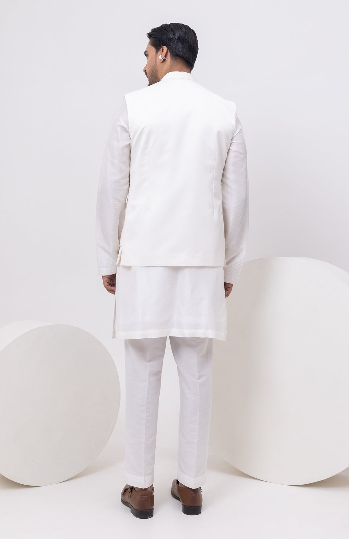 KASHMIRI DESIGNER NEHRU JACKET WITH KURTA & PANT SET