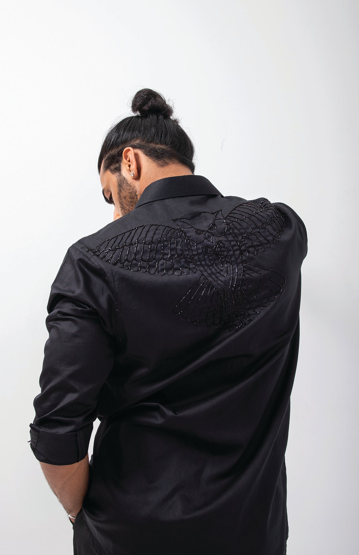 BLACK EAGLE AT THE BACK SHIRT