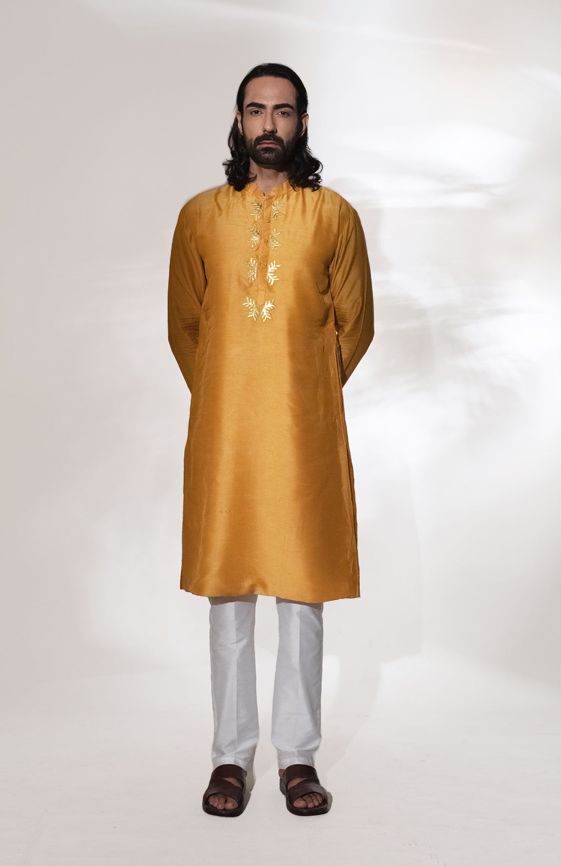 MUSTARD YELLOW KURTA SET