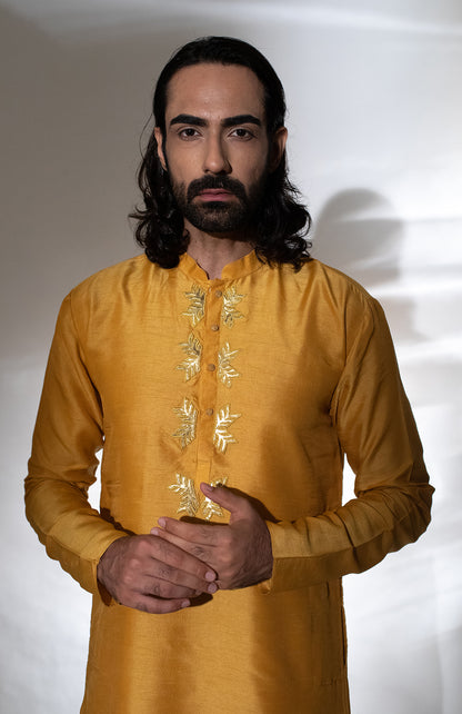 MUSTARD YELLOW KURTA SET