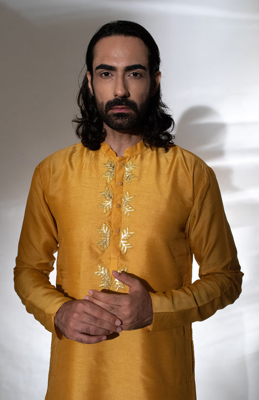 MUSTARD YELLOW KURTA SET
