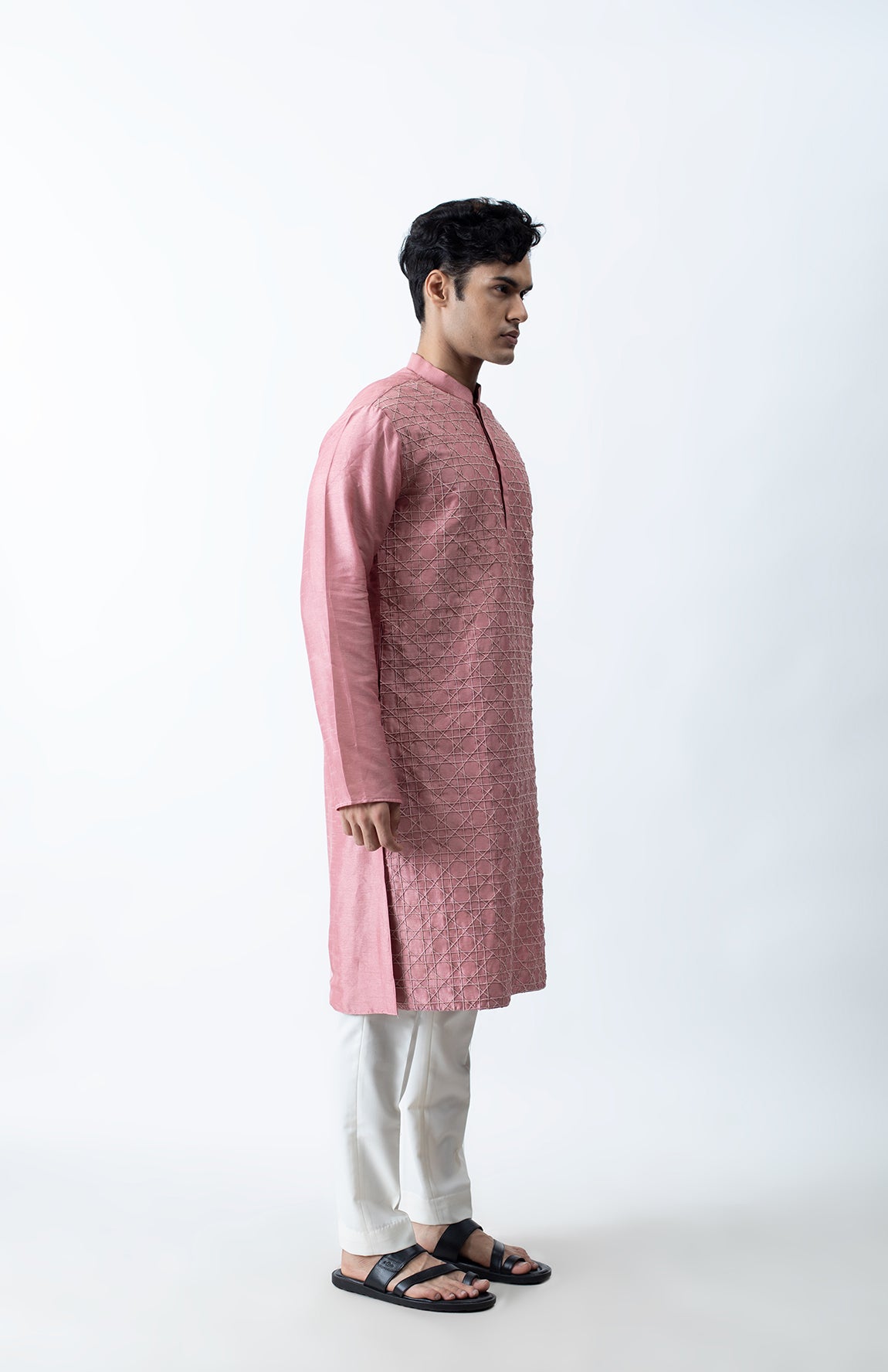 DARK PINK KURTA SET