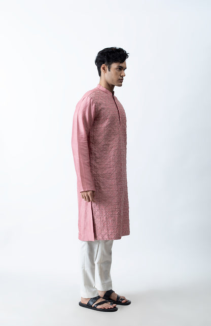 DARK PINK KURTA SET