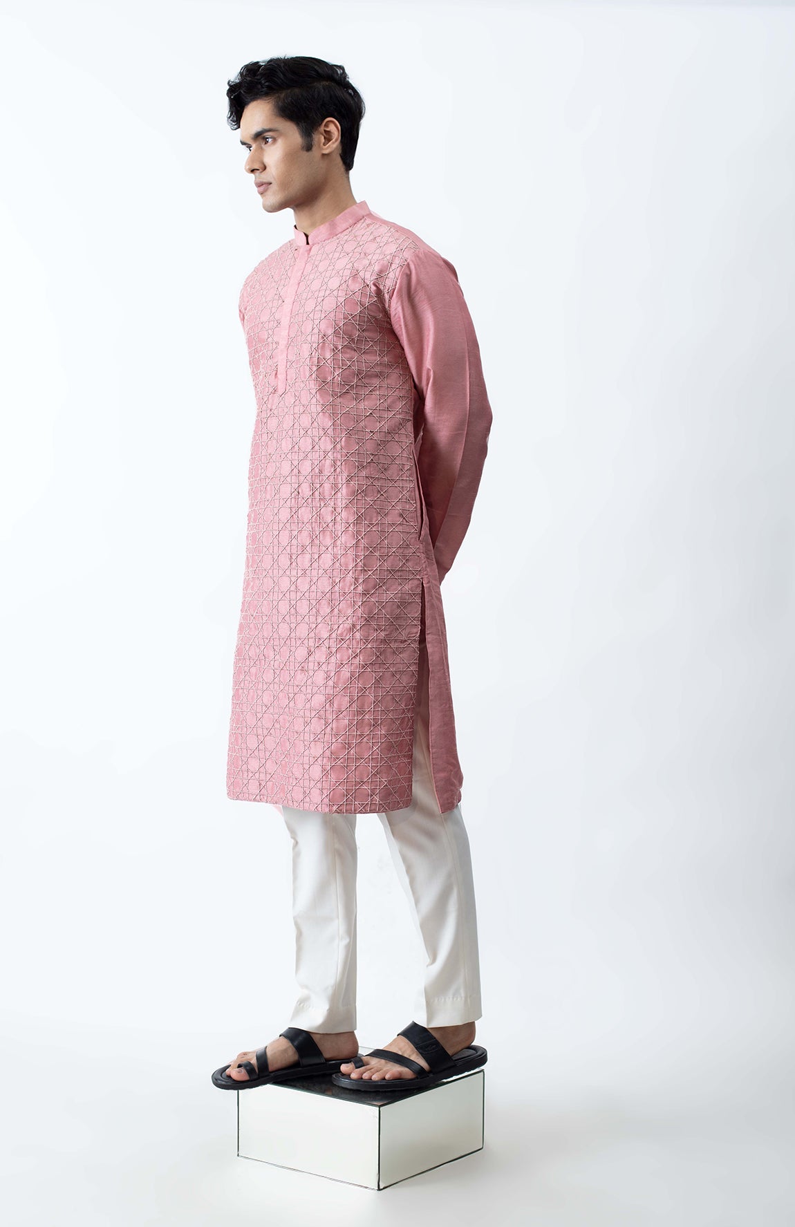 DARK PINK KURTA SET