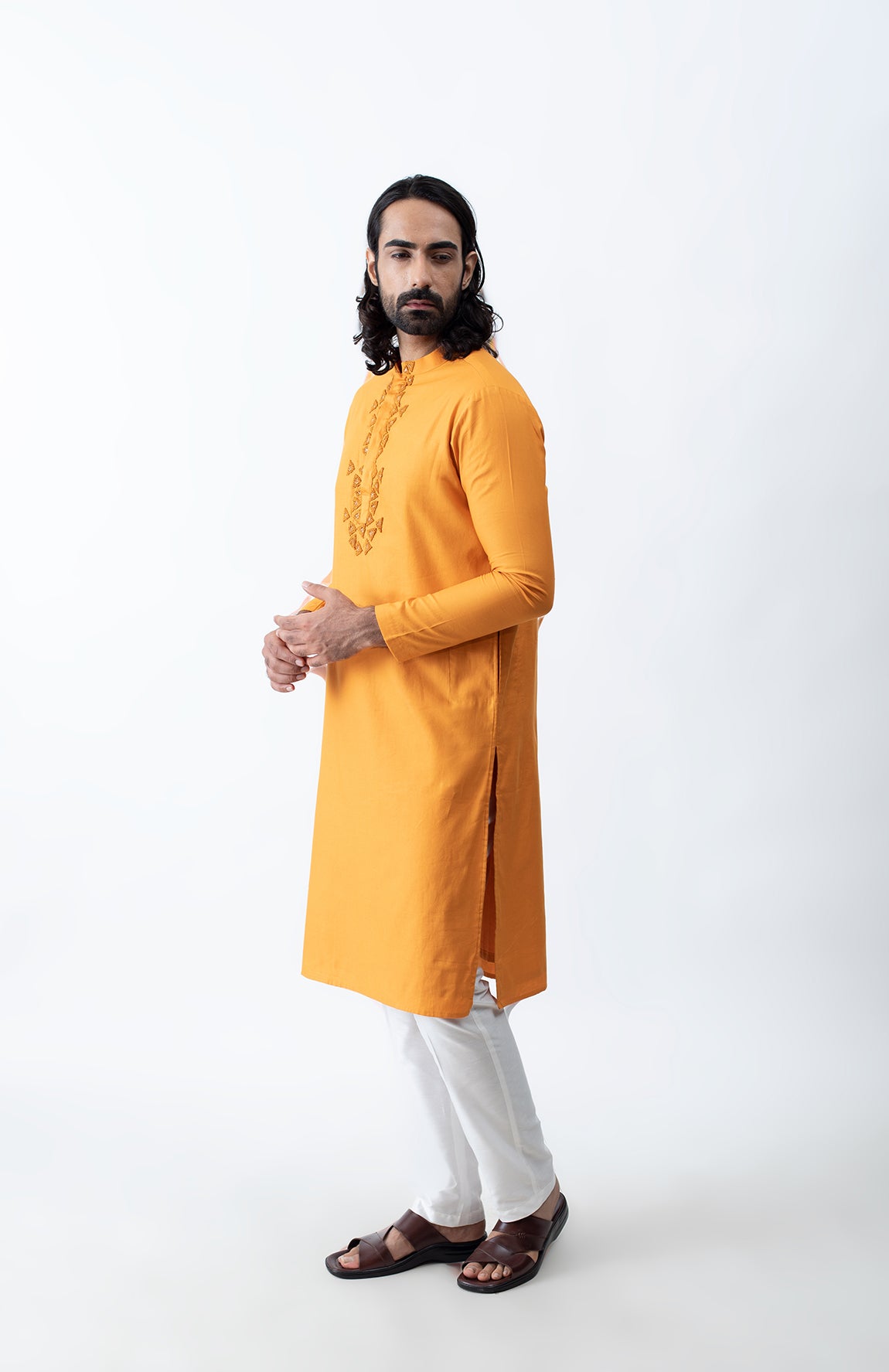 TANGERINE KNOTS KURTA SET