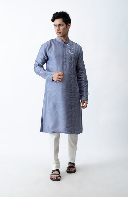 COOL GREY MIRROR KURTA SET