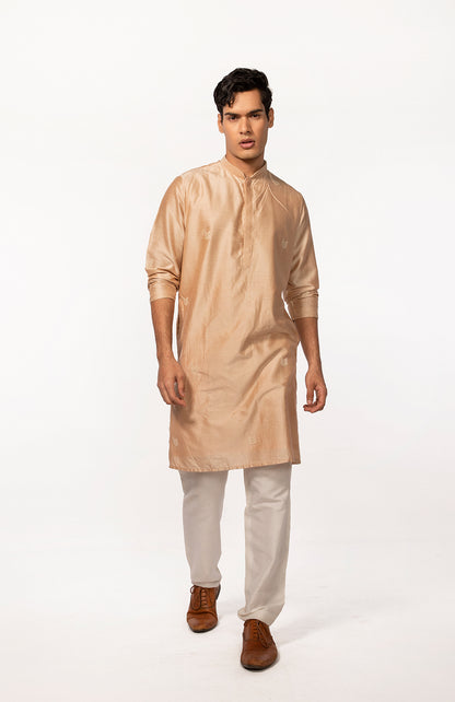 ROSEGOLD EMBROIDERED KURTA SET