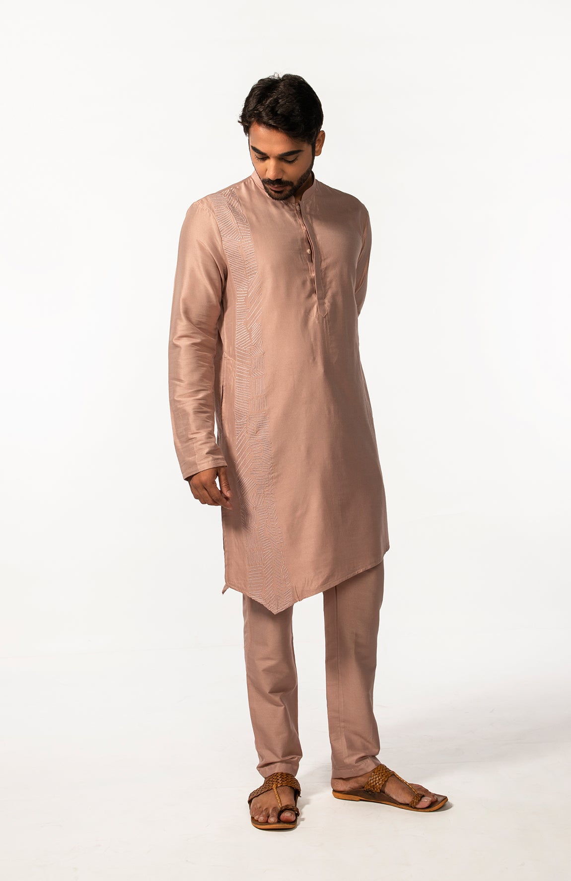ONION EMBROIDERED KURTA SET