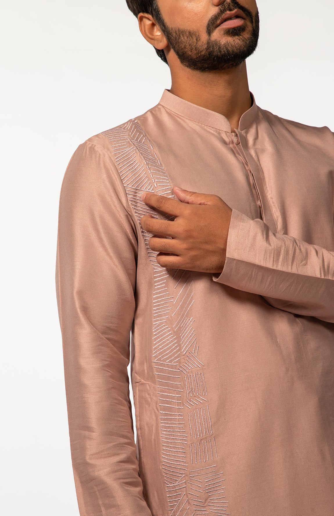 ONION EMBROIDERED KURTA SET
