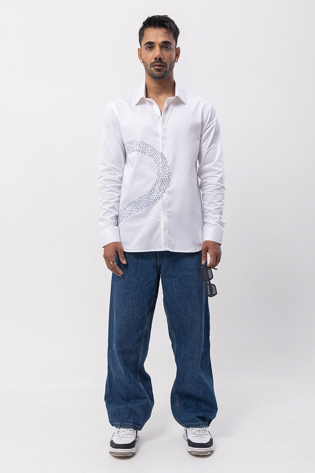 CRACKER BURST - HAND EMBROIDERED DESIGNER SHIRT