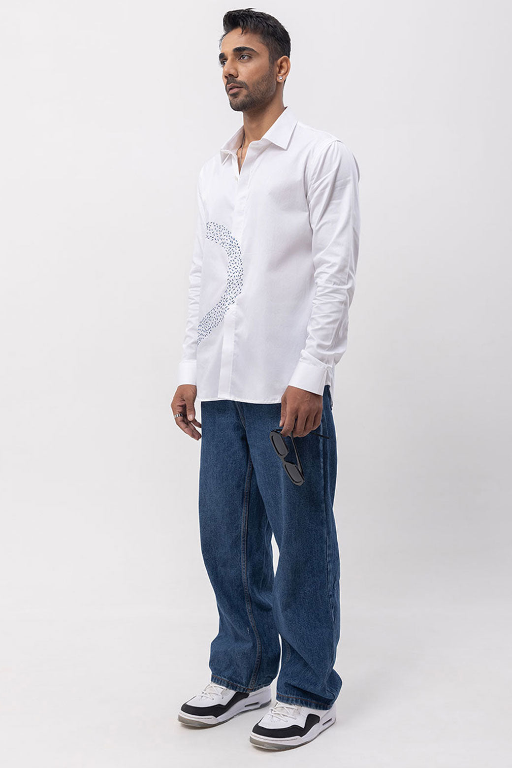 CRACKER BURST - HAND EMBROIDERED DESIGNER SHIRT