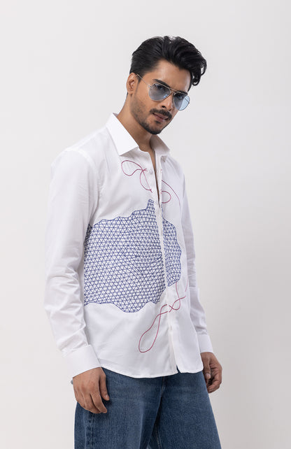 BRAIN - HAND EMBROIDERED DESIGNER SHIRT