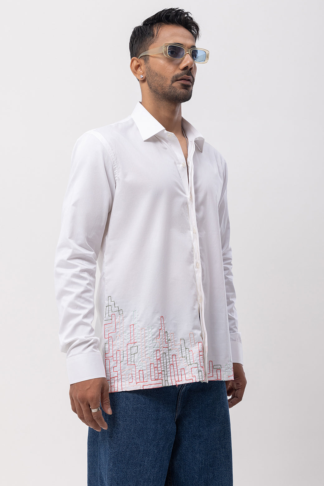 COMPUTER - HAND EMBROIDERED DESIGNER SHIRT