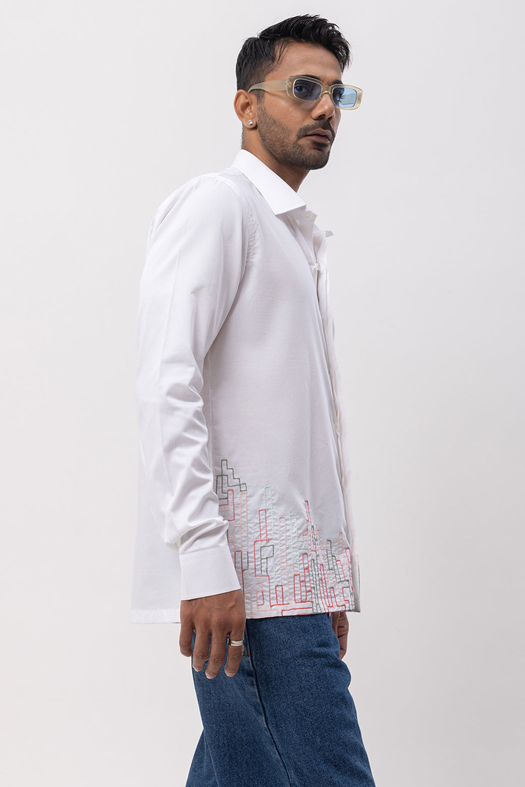 COMPUTER - HAND EMBROIDERED DESIGNER SHIRT