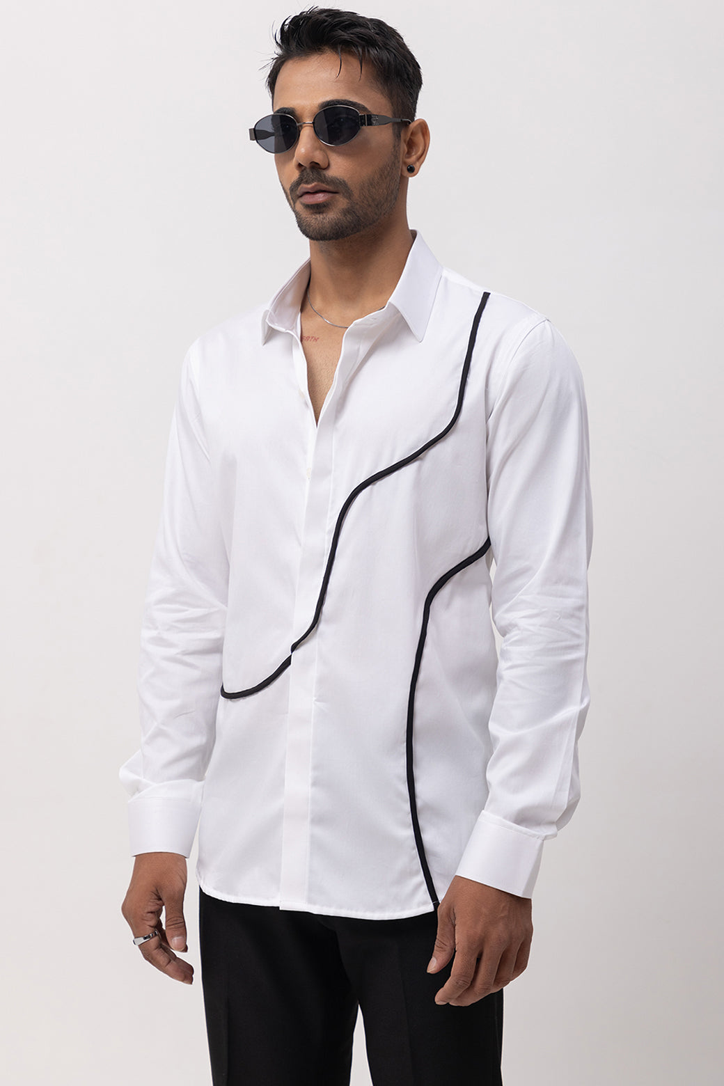 CORD - HAND EMBROIDERED DESIGNER SHIRT