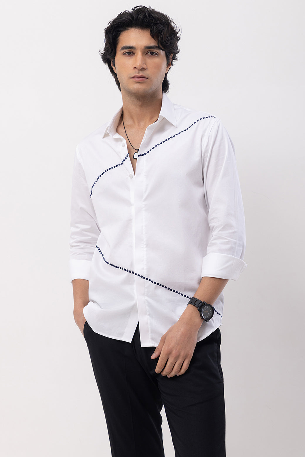 CATERPILLAR - HAND EMBROIDERED DESIGNER SHIRT