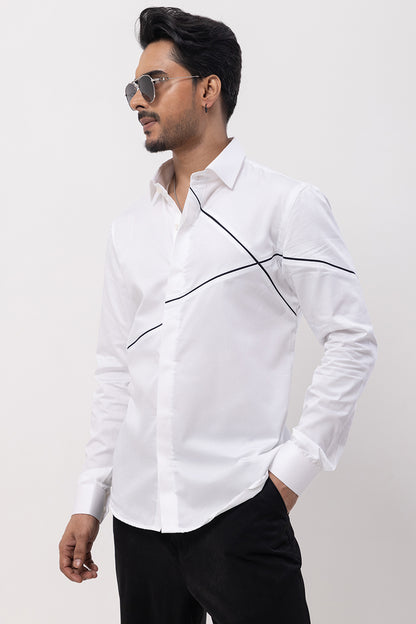 CROSS YOUR HEART - HAND EMBROIDERED DESIGNER SHIRT