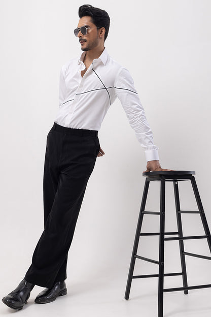 CROSS YOUR HEART - HAND EMBROIDERED DESIGNER SHIRT