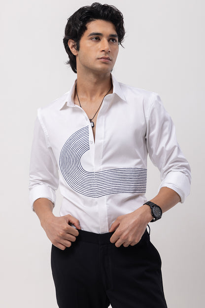 ROAD - HAND EMBROIDERED DESIGNER SHIRT