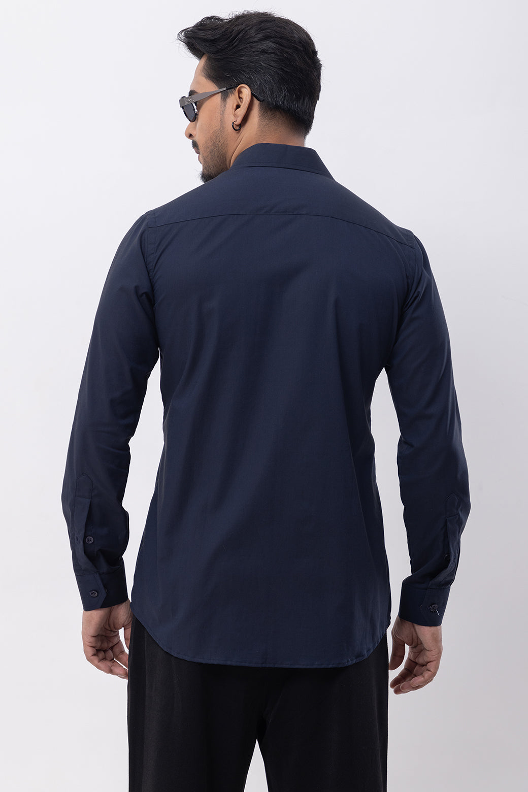 CRISS CROSS POCKET - HAND EMBROIDERED DESIGNER SHIRT