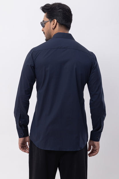 CRISS CROSS POCKET - HAND EMBROIDERED DESIGNER SHIRT