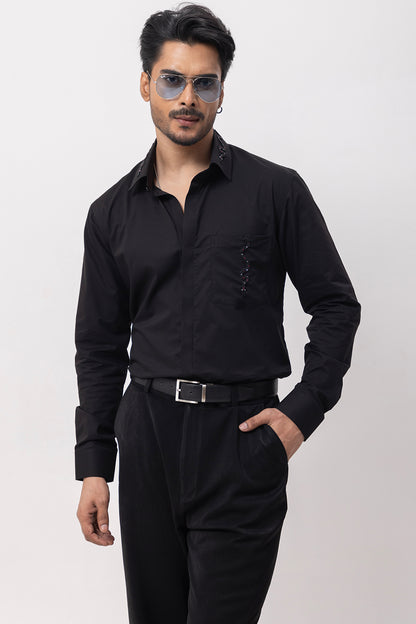 3 SNAKE - HAND EMBROIDERED DESIGNER SHIRT