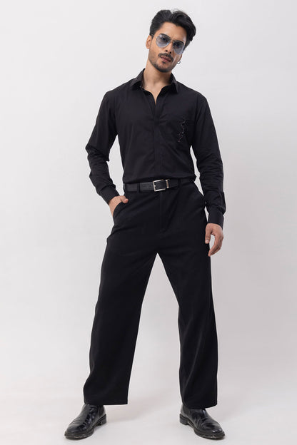 3 SNAKE - HAND EMBROIDERED DESIGNER SHIRT