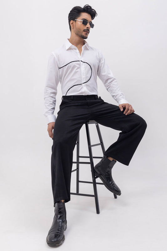 S CORD - HAND EMBROIDERED DESIGNER SHIRT