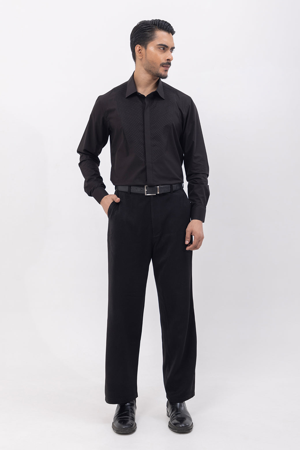 CLASSIC PINTUCK SHIRT