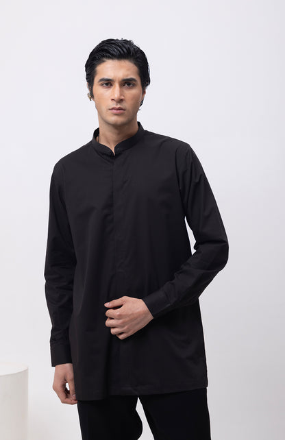 WATER - INDOWESTERN OPEN JACKET KURTA SET WITH TROUSERS