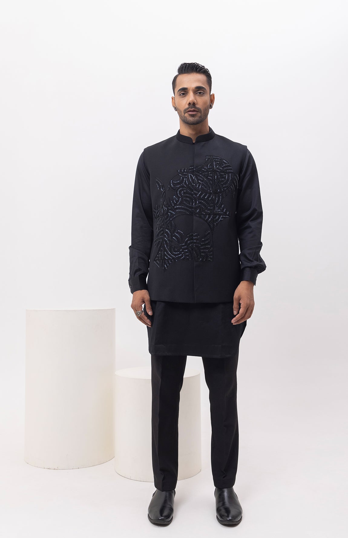 SCIENCE DESIGNER NEHRU JACKET WITH KURTA & PANT SET
