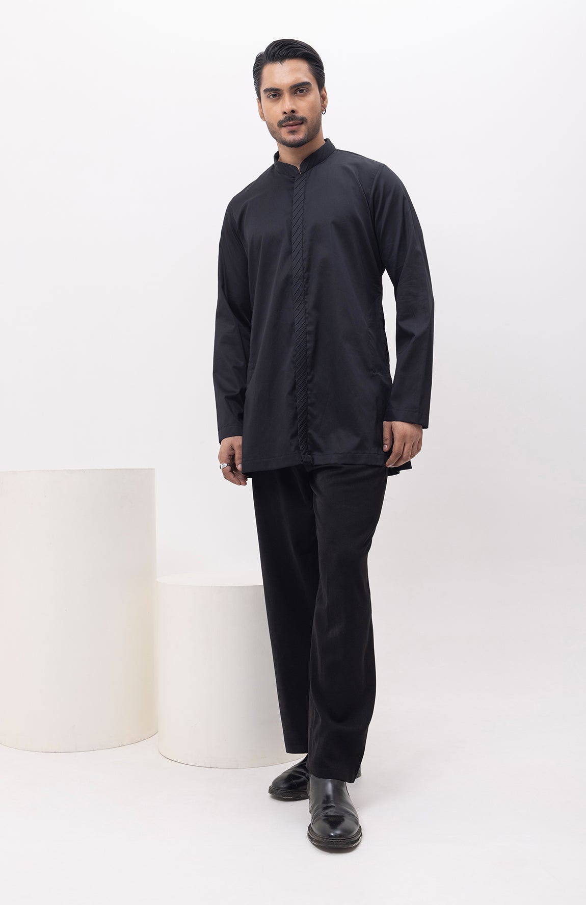 PINTUCK PANEL DESIGNER KURTA & PANT SET