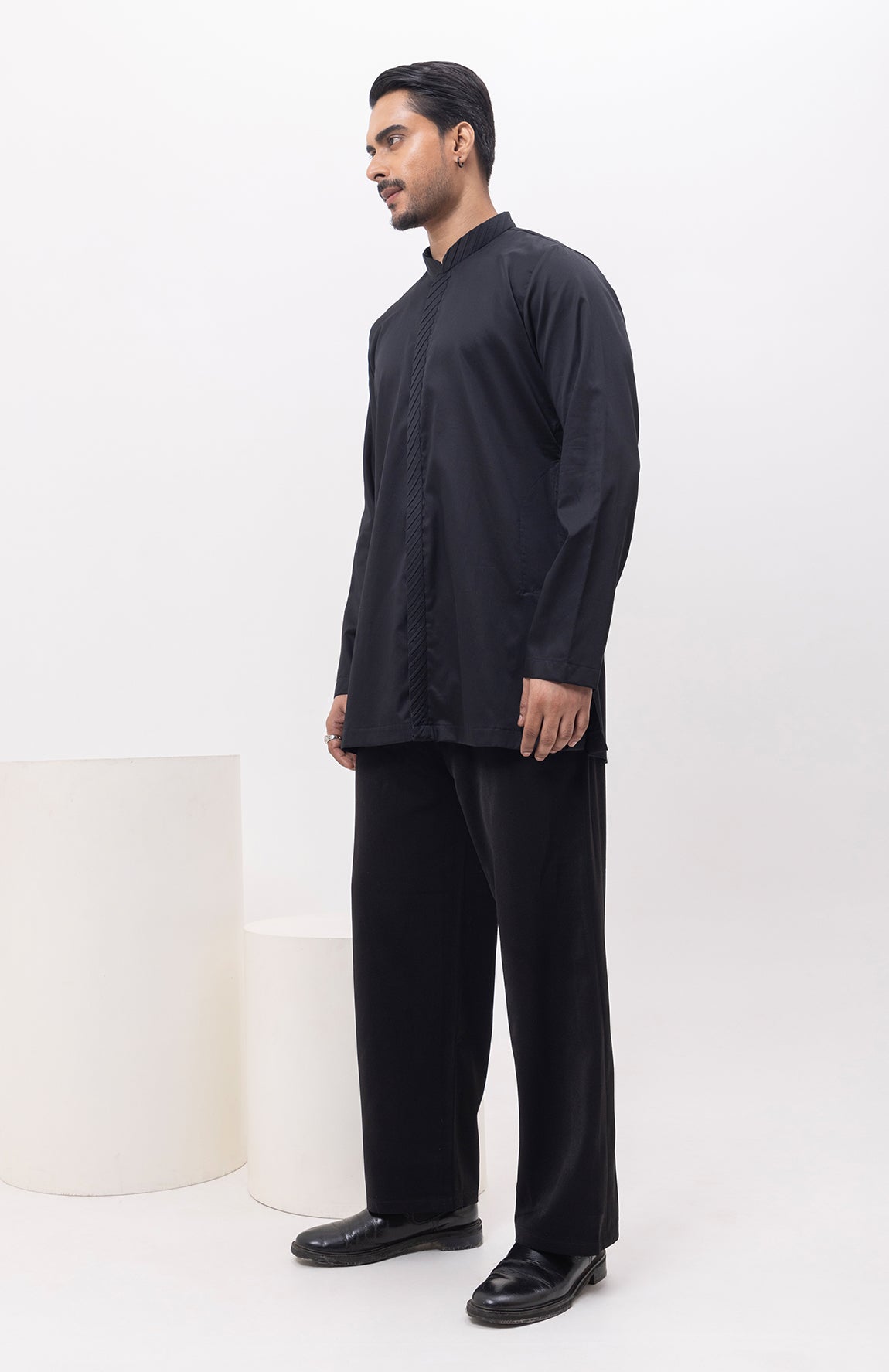 PINTUCK PANEL DESIGNER KURTA & PANT SET