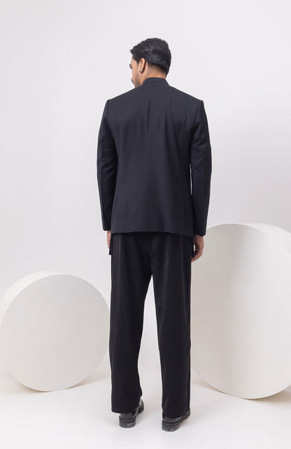 HEAVY PANEL PINTUCK BANDHGALA WITH TROUSERS