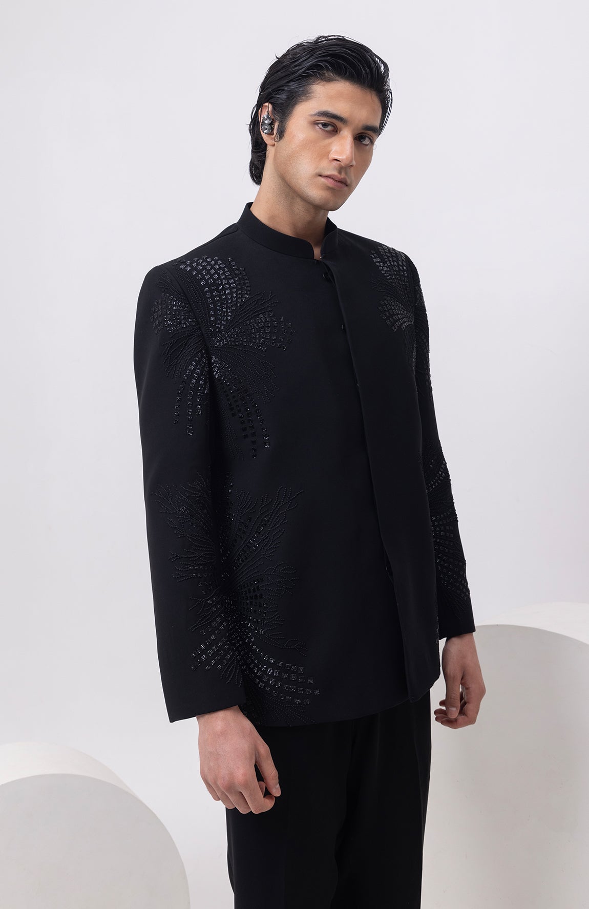 CORAL REEF  BANDHGALA WITH TROUSERS