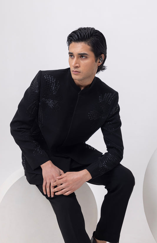 CORAL REEF  BANDHGALA WITH TROUSERS