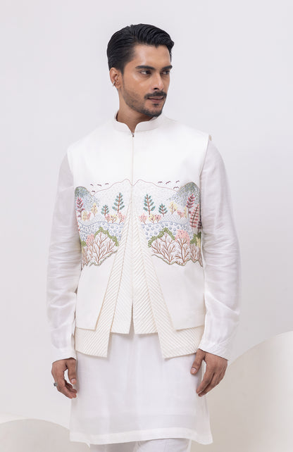 KASHMIRI DESIGNER NEHRU JACKET / BUNDI