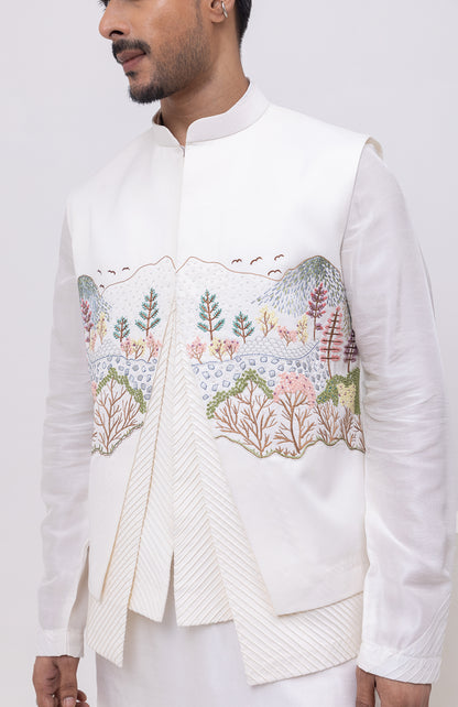 KASHMIRI DESIGNER NEHRU JACKET / BUNDI