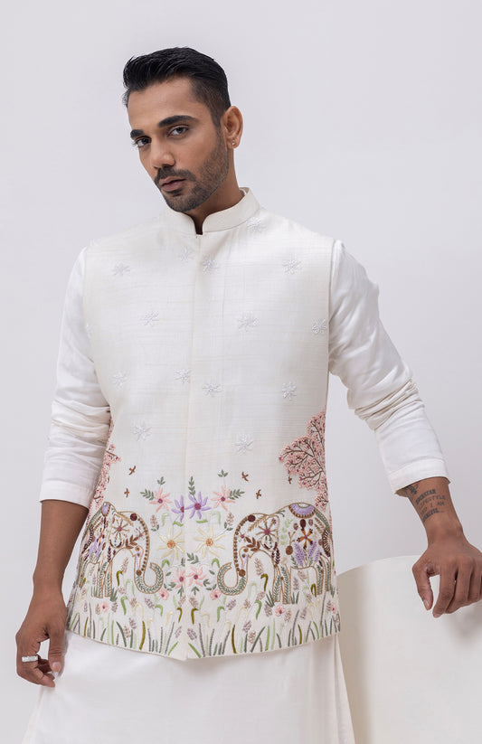 ELEPHANT DESIGNER NEHRU JACKET / BUNDI