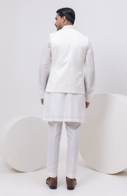 BUILDING DESIGNER NEHRU JACKET WITH KURTA & PANT SET
