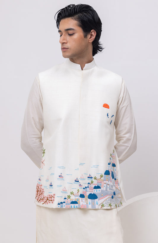GREECE DESIGNER NEHRU JACKET / BUNDI