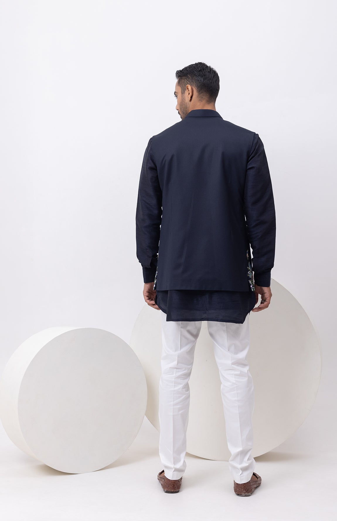 MACOW DESIGNER NEHRU JACKET WITH KURTA & PANT SET
