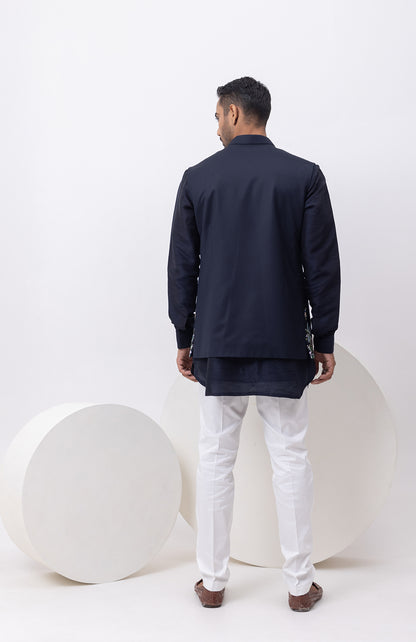 MACOW DESIGNER NEHRU JACKET WITH KURTA & PANT SET