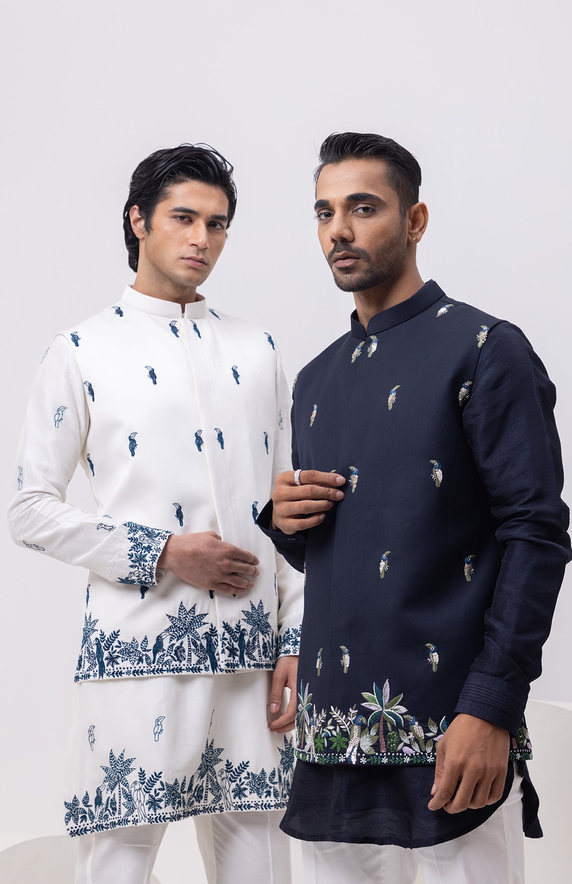 MACOW DESIGNER NEHRU JACKET WITH KURTA & PANT SET