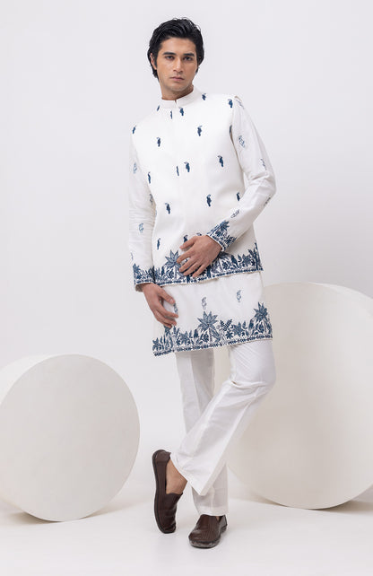 MACAW DESIGNER NEHRU JACKET WITH KURTA & PANT SET